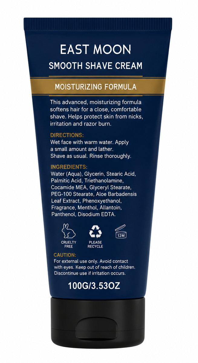 East Moon Shave Cream 100g — for Head & Body