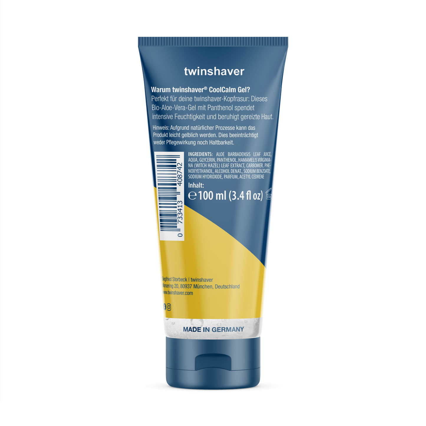 twinshaver Ultimate Set: twinshaver + 20 blades + twinCase + twinshaver Cool Calm Gel