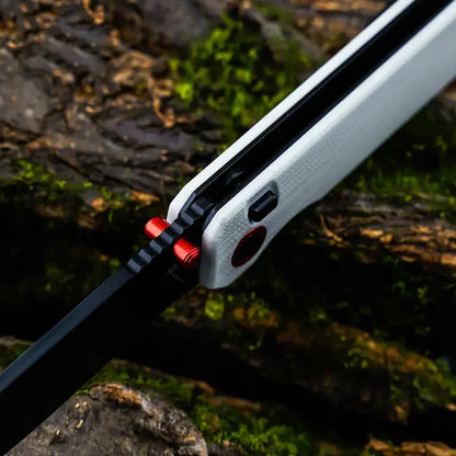 Outdoor High Quality Pocket Folding Hunting Knife with D2 Steel Blade and G10 Handle Multifunction 3-Year Warranty DIY OEM