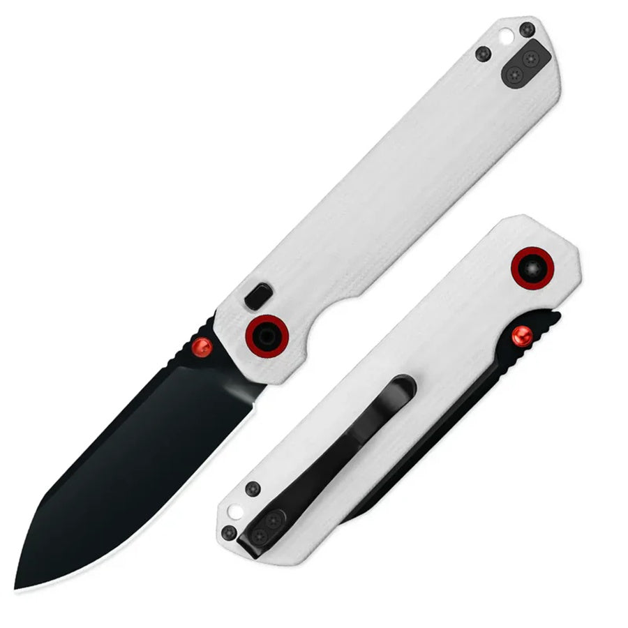 Outdoor High Quality Pocket Folding Hunting Knife with D2 Steel Blade and G10 Handle Multifunction 3-Year Warranty DIY OEM