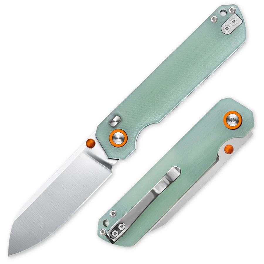 Outdoor High Quality Pocket Folding Hunting Knife with D2 Steel Blade and G10 Handle Multifunction 3-Year Warranty DIY OEM