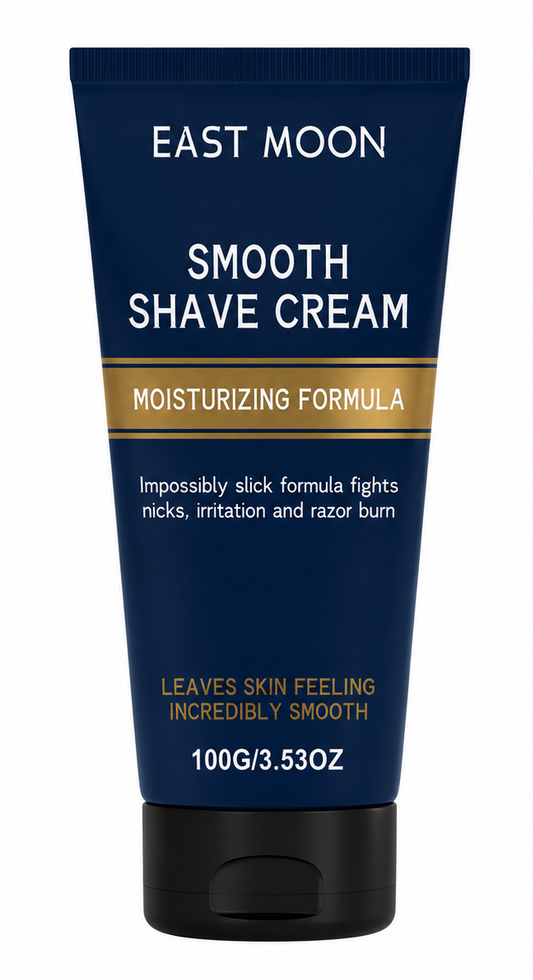 East Moon Moisturizing Shave Cream – Fights Nicks, Irritation & Razor Burn (100g)