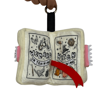 Magic Book Pillow shown open as a wide cushion