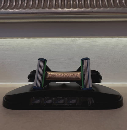 twinshaver - The Original: Double Wet Shaver + 4 Replacement Blades
