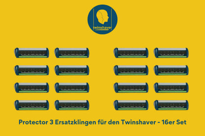 twinshaver Ultimate Set: twinshaver + 20 blades + twinCase + twinshaver Cool Calm Gel